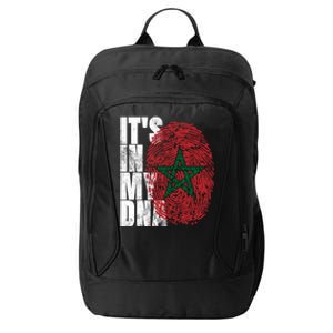 Its In My Dna Moroccan African Funny Gift Moorish Morocco Flag Gift City Backpack