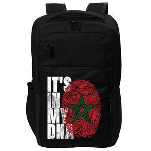 Its In My Dna Moroccan African Funny Gift Moorish Morocco Flag Gift Impact Tech Backpack