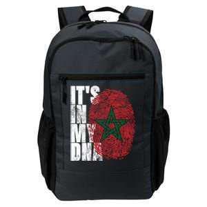 Its In My Dna Moroccan African Funny Gift Moorish Morocco Flag Gift Daily Commute Backpack