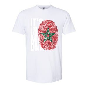 Its In My Dna Moroccan African Funny Gift Moorish Morocco Flag Gift Softstyle CVC T-Shirt