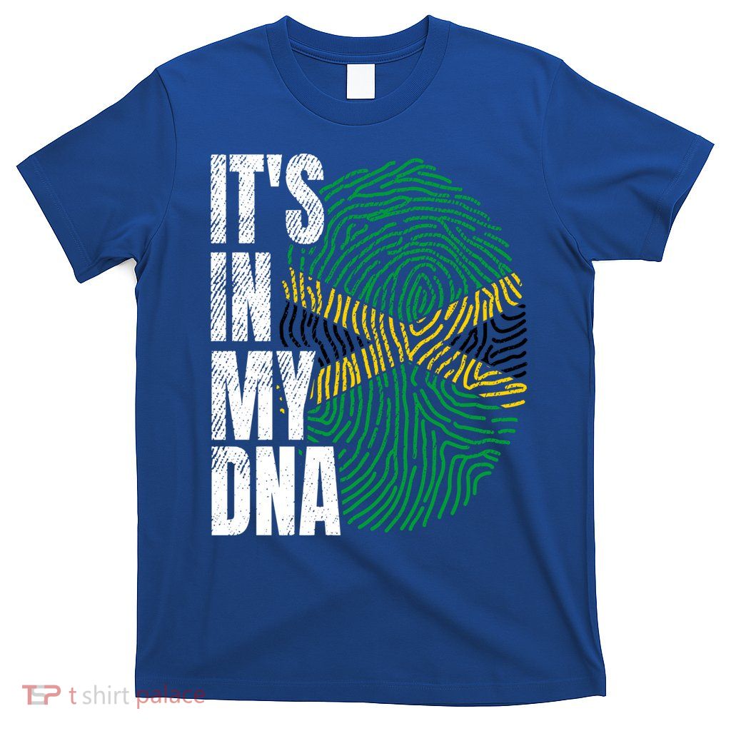 It's In My Dna Jamaican Flag Jamaica Boy Girl Gift T-Shirt