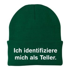 Ich Identifiziere Mich Als Teller Knit Cap Winter Beanie