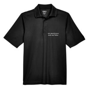 Ich Identifiziere Mich Als Teller Men's Origin Performance Pique Polo