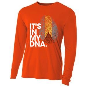 Its In My Dna Bahamas Flag Gift Bahamian Roots Gift Cooling Performance Long Sleeve Crew