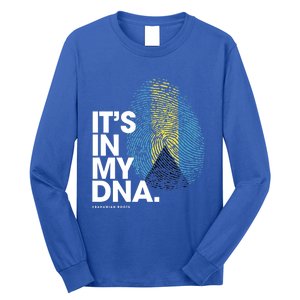 Its In My Dna Bahamas Flag Gift Bahamian Roots Gift Long Sleeve Shirt