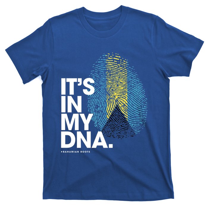 Its In My Dna Bahamas Flag Gift Bahamian Roots Gift T-Shirt