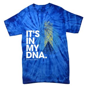 Its In My Dna Bahamas Flag Gift Bahamian Roots Gift Tie-Dye T-Shirt