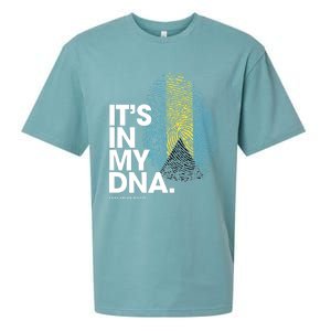 Its In My Dna Bahamas Flag Gift Bahamian Roots Gift Sueded Cloud Jersey T-Shirt