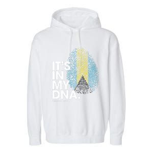 Its In My Dna Bahamas Flag Gift Bahamian Roots Gift Garment-Dyed Fleece Hoodie