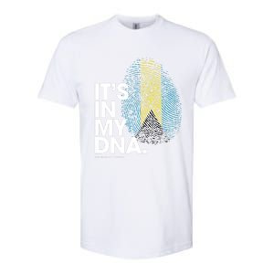 Its In My Dna Bahamas Flag Gift Bahamian Roots Gift Softstyle CVC T-Shirt