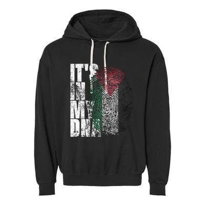 It In My Dna Palestinian Arabic Gifts Palestine Flag Garment-Dyed Fleece Hoodie