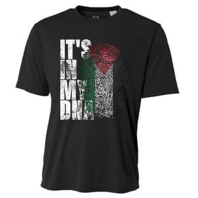 It In My Dna Palestinian Arabic Gifts Palestine Flag Cooling Performance Crew T-Shirt