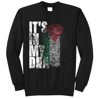 It In My Dna Palestinian Arabic Gifts Palestine Flag Sweatshirt