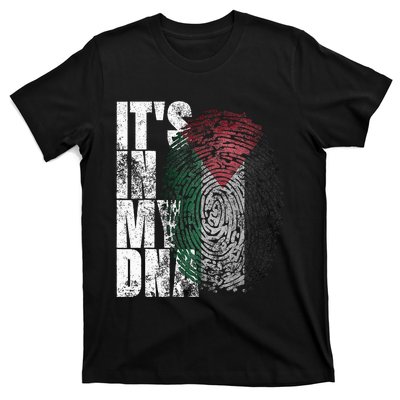 It In My Dna Palestinian Arabic Gifts Palestine Flag T-Shirt