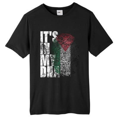 It In My Dna Palestinian Arabic Gifts Palestine Flag Tall Fusion ChromaSoft Performance T-Shirt