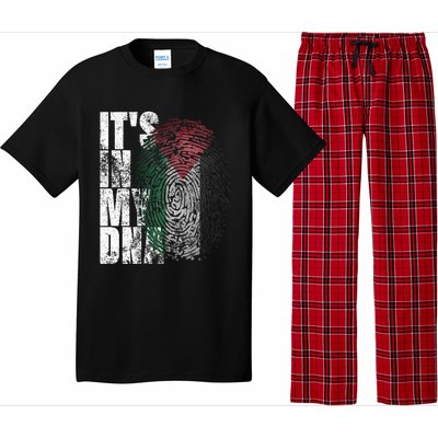 It In My Dna Palestinian Arabic Gifts Palestine Flag Pajama Set