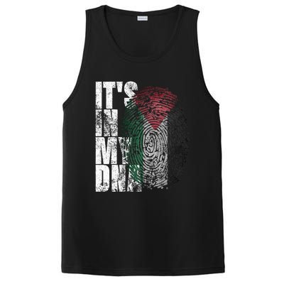 It In My Dna Palestinian Arabic Gifts Palestine Flag PosiCharge Competitor Tank