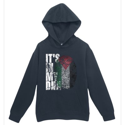 It In My Dna Palestinian Arabic Gifts Palestine Flag Urban Pullover Hoodie