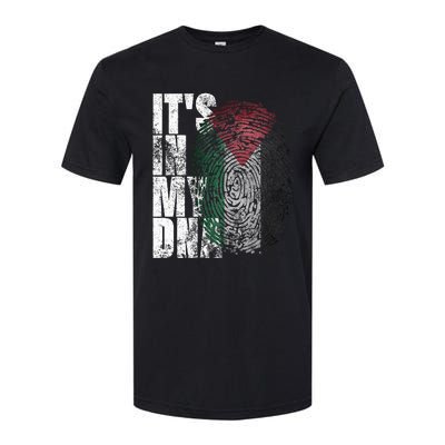 It In My Dna Palestinian Arabic Gifts Palestine Flag Softstyle CVC T-Shirt