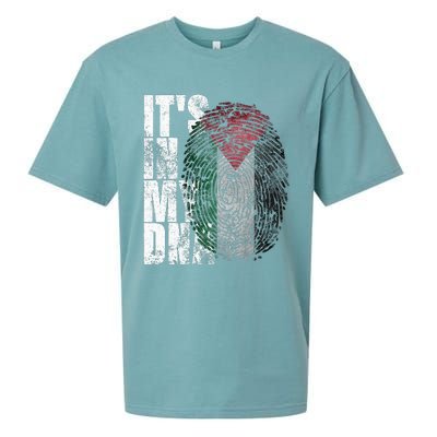 It In My Dna Palestinian Arabic Gifts Palestine Flag Sueded Cloud Jersey T-Shirt