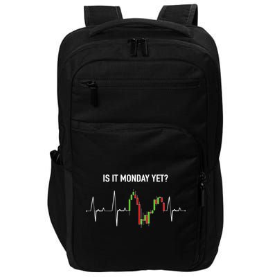 Is It Monday Yet Investor Day Trading Stock Market Trader Gift Impact Tech Backpack