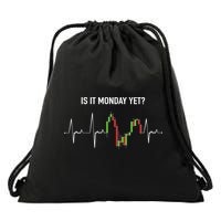 Is It Monday Yet Investor Day Trading Stock Market Trader Gift Drawstring Bag