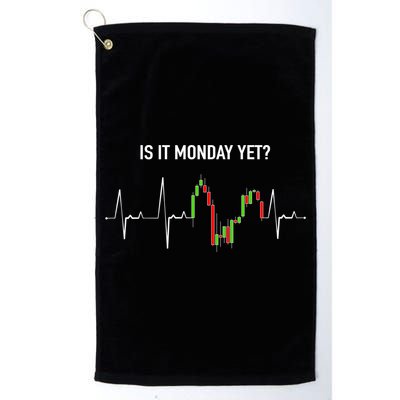 Is It Monday Yet Investor Day Trading Stock Market Trader Gift Golf Towel