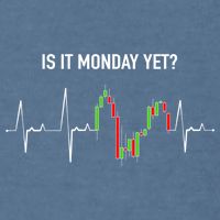 Is It Monday Yet Investor Day Trading Stock Market Trader Gift Garment-Dyed Sweatshirt