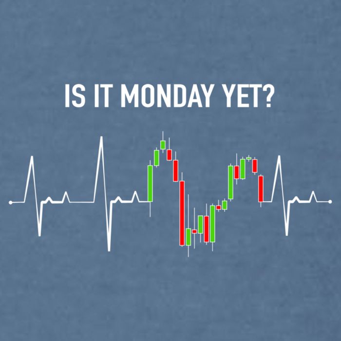Is It Monday Yet Investor Day Trading Stock Market Trader Gift Garment-Dyed Sweatshirt
