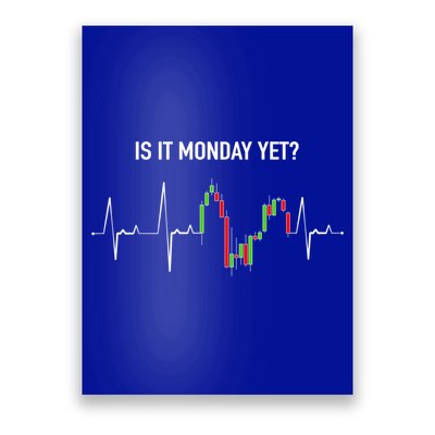 Is It Monday Yet Investor Day Trading Stock Market Trader Gift Poster