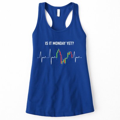 Is It Monday Yet Investor Day Trading Stock Market Trader Gift Womens Tank Top