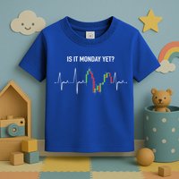 Is It Monday Yet Investor Day Trading Stock Market Trader Gift Toddler T-Shirt