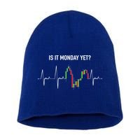 Is It Monday Yet Investor Day Trading Stock Market Trader Gift Short Acrylic Beanie