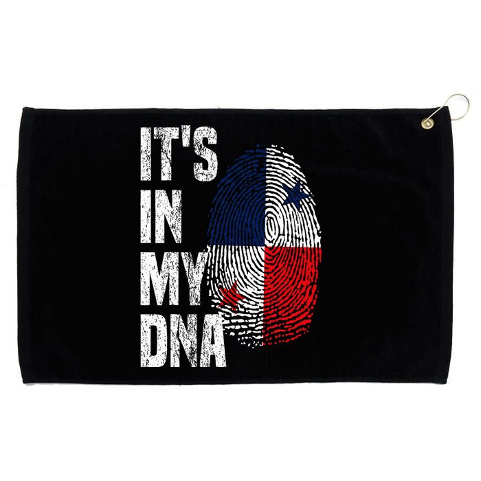 It's In My DNA Panama Flag Panama Heritage Panamanian Flag Grommeted Golf Towel