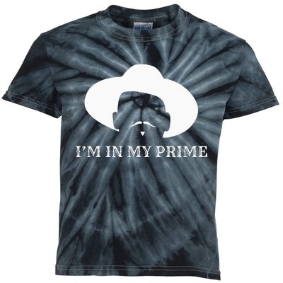 IM In My Prime Western Doc Holliday Cow Outlaw Mustache Kids Tie-Dye T-Shirt