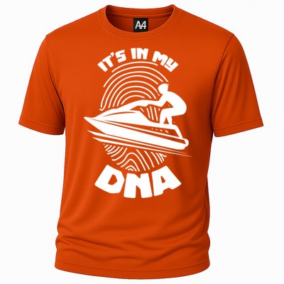 Its In My Dna Jet Skiing Water Sport Jetski Lovers Gift Cooling Performance Crew T-Shirt