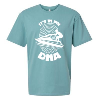 Its In My Dna Jet Skiing Water Sport Jetski Lovers Gift Sueded Cloud Jersey T-Shirt