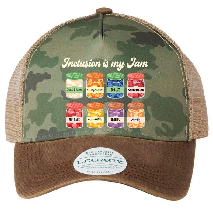 Inclusion Is My Jam Legacy Tie Dye Trucker Hat