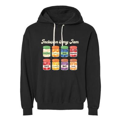Inclusion Is My Jam Garment-Dyed Fleece Hoodie