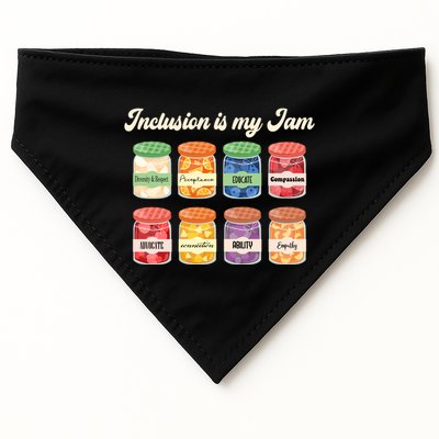 Inclusion Is My Jam USA-Made Doggie Bandana
