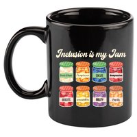 Inclusion Is My Jam 11oz C Handle Ceramic Mug