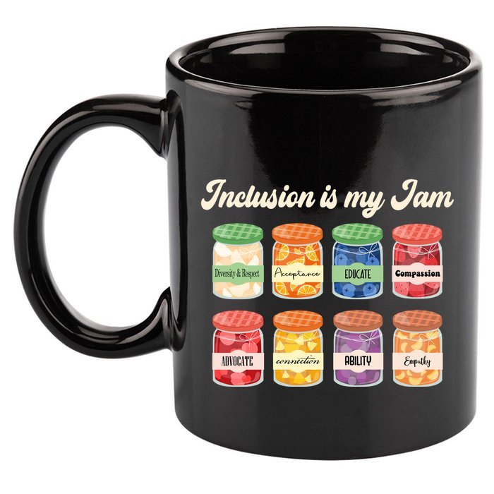Inclusion Is My Jam 11oz C Handle Ceramic Mug