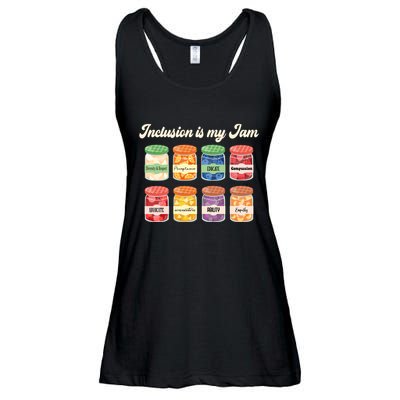 Inclusion Is My Jam Ladies Essential Flowy Tank