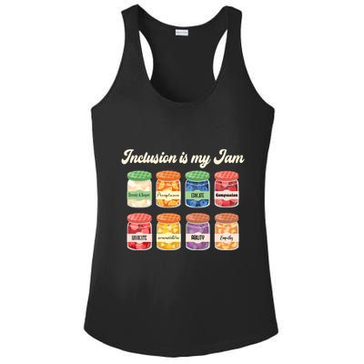 Inclusion Is My Jam Ladies PosiCharge Competitor Racerback Tank