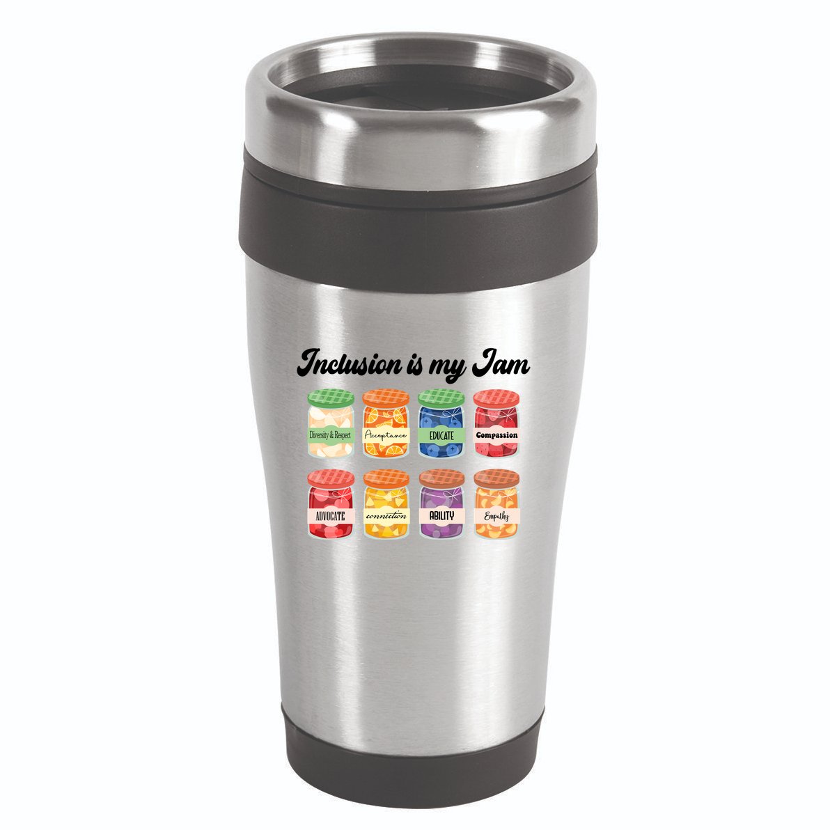 Inclusion Is My Jam 16oz Travel Tumbler