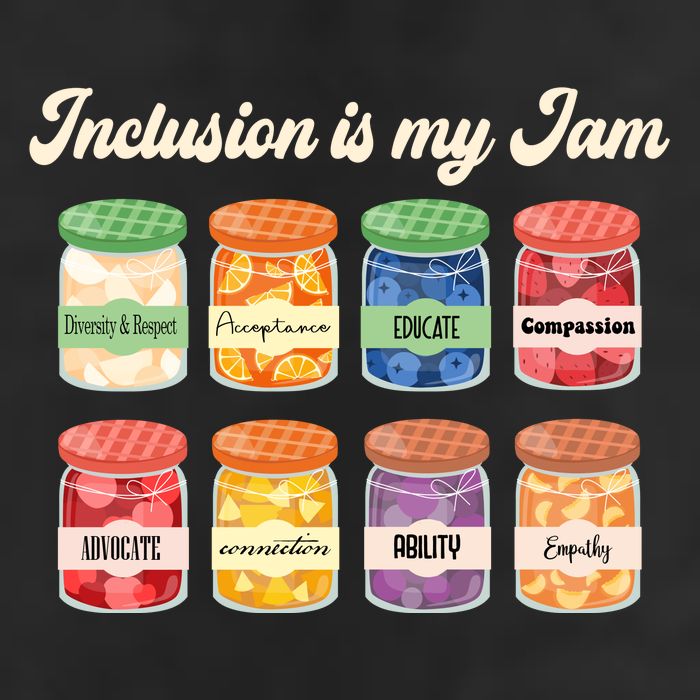 Inclusion Is My Jam Golf Towel