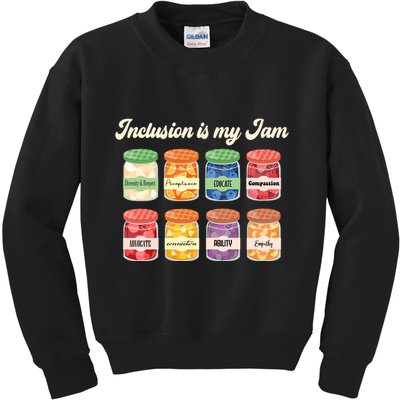 Inclusion Is My Jam Kids Sweatshirt