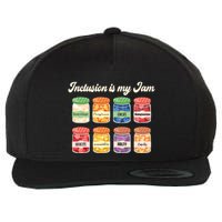 Inclusion Is My Jam Wool Snapback Cap