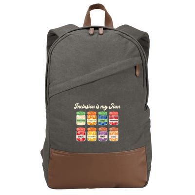 Inclusion Is My Jam Cotton Canvas Backpack