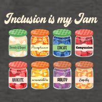 Inclusion Is My Jam Vector Backpack
